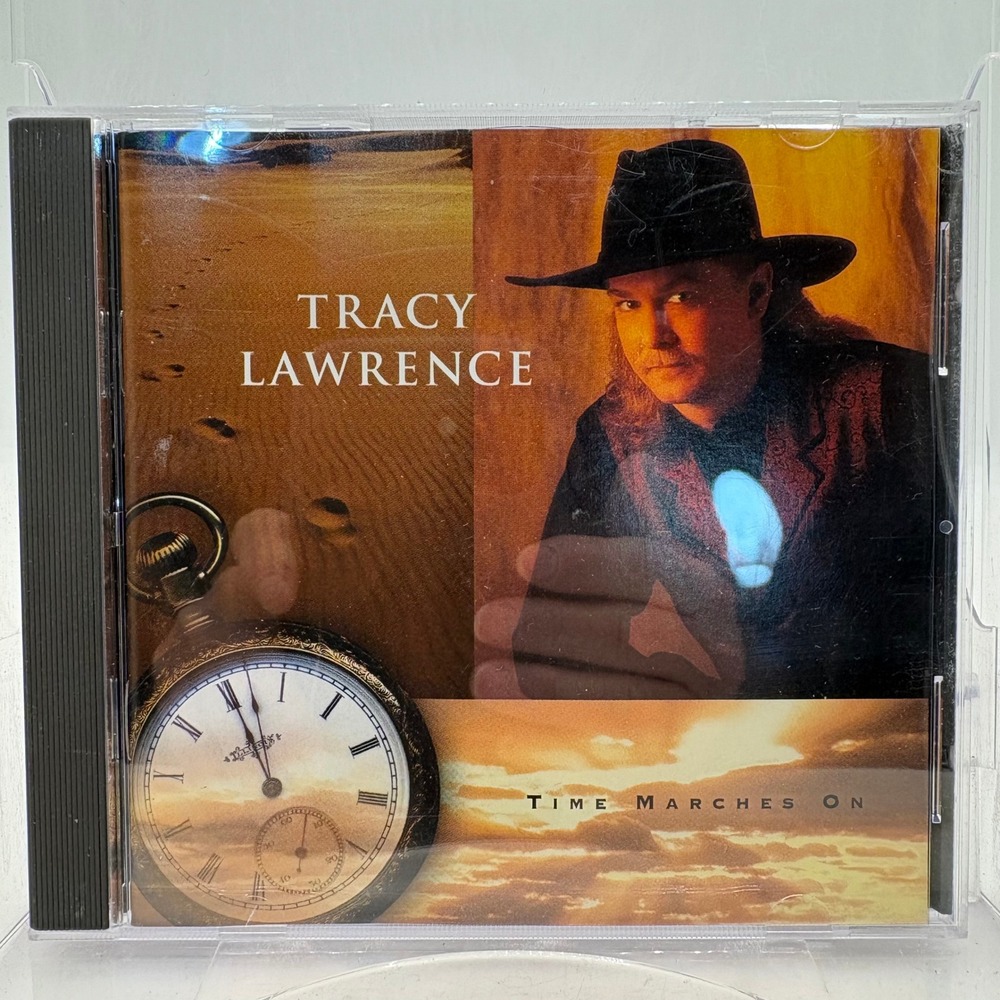 Tracy Lawrence Time Marches On CD 1996 Country Music Album 82866-2 Atlantic